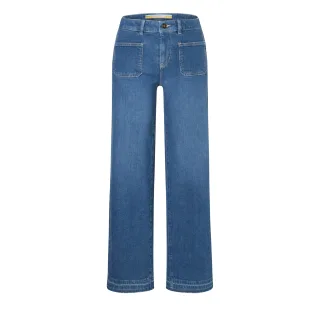 MAC - MAC JEANS - PALAZZO, Authentic comfort denim blau - Gr. - 32