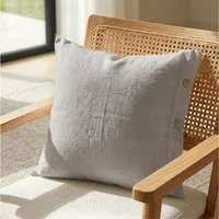Interior by Hakito Kissenbezug 100% reine Leinen 180g/m² GOTS BIO zertifiziert