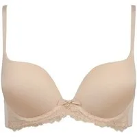 Gossard T-Shirt-BH Lace T-Shirt Push-Up BH natur (T-Shirt BH, 1-tlg., Spitze/Netz)