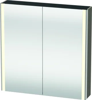 Duravit XSquare Spiegelschrank Flanell Grau 800x155x800 mm - XS7112090902000 XS7112090902000