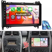 ESSGOO Android 15 Für Mercedes-Benz A/B Klasse/Vito W169 W639 W245 W906 Autoradio (RDS, BT, Digitalradio (DAB), FM, SWC)