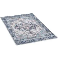 TOM TAILOR HOME Badematte Oriental Bath FOUR, Höhe 7 mm, rutschhemmend beschichtet, strapazierfähig, fußbodenheizungsgeeignet, Polyester, rechteckig, Badteppich, Orient-Optik, Vintage Design, waschbar