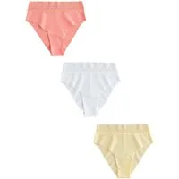 Next Taillenslip 3er-Pack nahtlose Hochbund-Slips mit hohem Bein (3-St)