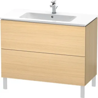 Duravit L-Cube Waschtischunterbau bodenstehend Mediterrane Eiche Matt 1020x481x704 mm - LC662707171 LC662707171