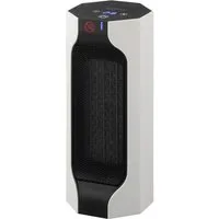 Sygonix Heizgerät SY-6735638 PTC-Heizgerät Weiß, Timer, Mit Ein-/Aus-Schalter, Überhitzungsschutz