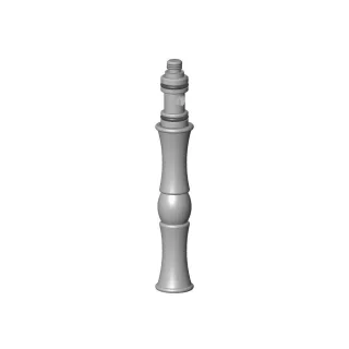 Dornbracht Anschluss Schaft Mittelstück Ersatzteile 90300100700 D. 25 x 155 mm Dark Platinum gebürst 90300100700-99