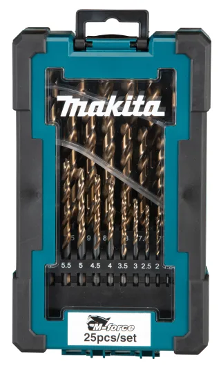 Makita Bohrer-Set M-Force, 25-teilig - Metall - D-67599