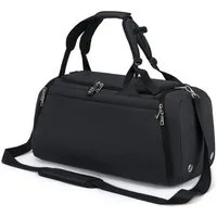 OKWISH Reisetasche Trainingstasche Sporttasche Handtasche Schultertasche Seesack (Fitness Tasche Schwimmtasche Sport Reise Tasche Übernachtungstasche, mit Schuhfach Nassfach, Weekender, Zahlenschloss, groß, 42L), Männer Frauen Reisen Gym Urlaub Übern
