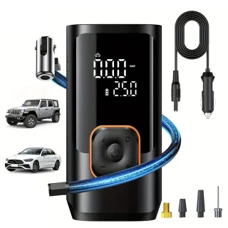 Wireless Portable Car Air Pump Tire Inflator Digital Display High-power for Car Motorcycle Ball Fast Inflation