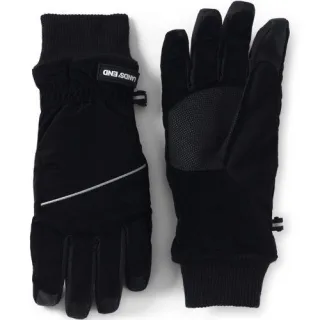 Wasserdichte Handschuhe SQUALL, Damen,  Schwarz, Nylon, by Lands' End