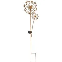 abc HOME Gartenstecker Pusteblumen, LEDs, Solarpanel, Lichtsensor