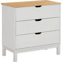 OTTO home Kommode Post, aus massivem Kiefernholz, mit Stauraummöglichkeiten, Breite 76 cm
