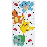 POKÉMON Strandtuch Handtuch 70x140 cm Baumwolle weich Badetuch saugfähig Duschtuch, (Set)