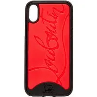 CHRISTIAN LOUBOUTIN Handyhülle Loubiphone Sneakers Handyhülle für iPhone® X XS Tasche Case Hülle iPhone® X / XS, kühnes Zeichen für Raffinesse und Verfeinerung