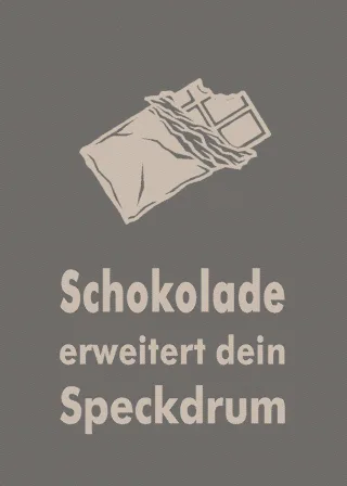 Geschirrtuch SCHOKOLADE...
