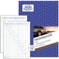 Avery Zweckform Formularblock AVERY Zweckform Fahrtenbuch für PKW 80 Seiten 858 Fahrten DIN A5 40