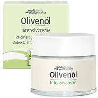 Dr. Theiss Naturwaren Gesichtspflege – Olivenöl Intensivcreme, Aufbaupflege mit Olivenöl, Vitamin A & E