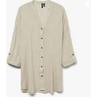 Vero Moda Hemdbluse VMBRITA LS LONG SHIRT WVN