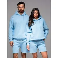 OMBRE Kapuzensweatjacke Unisex-Sweatshirt mit Kapuze und Taschen