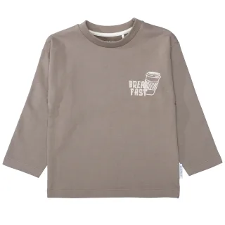 BASEFIELD - Kn.-Shirt,oversized mokka - Gr. - 110