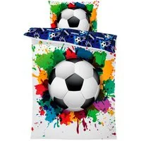 Texipol Bettwäsche Fußball Bettwäsche 140 x 200 cm