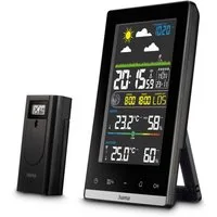 Hama Wetterstation Funk mit Außensensor (digital, Vorhersage) Wetterstation (innen und außen)
