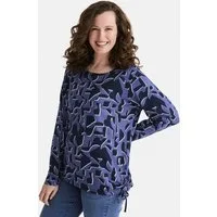 STOOKER WOMEN Langarmshirt CARA Langarmshirt Rundhals Langarmshirt Rundhals figurumspielend für Damen