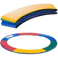 Arebos Trampolin-Randabdeckung Federschutz Ø 244 cm, Randschutz, PVC und PE, Reißfest, UV-resistente und wasserbeständige