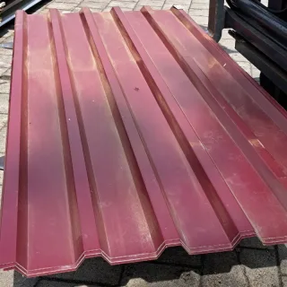 Trapezblech 35/207 | Dach | 2,50 m Länge | Weinrot ( RAL 3005 )