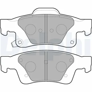 Delphi Bremsbel?ge hinten Jeep Grand Cherokee LP2251