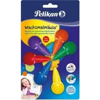 Pelikan Bastelfilz Wachsmalmäuse 501/6 VE=6 Stück