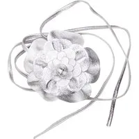 MIRROSI Taillengürtel Blume aus Echtleder zu binden, Einheitsgröße, Made in Italy Einheitsgröße (Geeignet für einen Hüftumfang bis zum ca.150 cm)