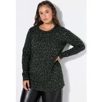 Studio Untold Longsleeve Longsleeve Classic Shape Leo-Print
