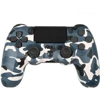 KINSI Wireless Gamepad, Controller, Bluetooth, für PS4 PlayStation 4-Controller (Doppelte Vibration, wiederaufladbare Batterie)