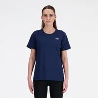 New Balance Laufshirt Sports Essentials T-Shirt Womens TOP-36327 mit eingefasster Kante am Rundhalsausschnitt, Kurzarm, atmungsaktiv