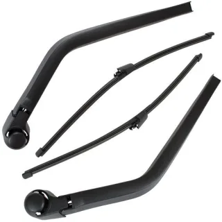 Scheibenwischer Heckwischer Wirscherarm Abdekkappe HECKTÜRE LINKS + RECHTS für VW T5 Transporter ab 2003-2015