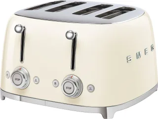 Smeg Toaster "TSF03CREU" 4 kurze Schlitze 3000 W
