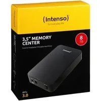 Intenso HDD externe Festplatte Memory Center 3,5 Zoll 8TB USB 3.0 schwarz externe HDD-Festplatte