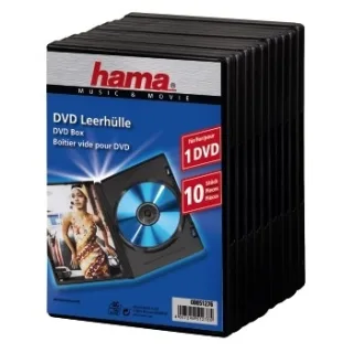 Hama DVD Jewel Case with foil | 51276 | DVD Jewel Case - Kapazität: 1 DVD