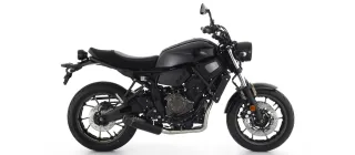 Sport Auspuff Komplettanlage Arrow Rebel Dark Yamaha XSR 700 Bj.2021-2024 EURO5 +Kat eintragungsfrei