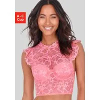 LASCANA Schalen-BH mit Bügel aus edler, dezent transparenter Spitze, sexy Dessous