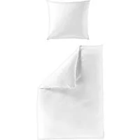BIERBAUM Bettwäsche Elegant uni, Mako-Satin, 2 teilig, Mako-Satin, 100 % Baumwolle, Uni, pflegeleicht
