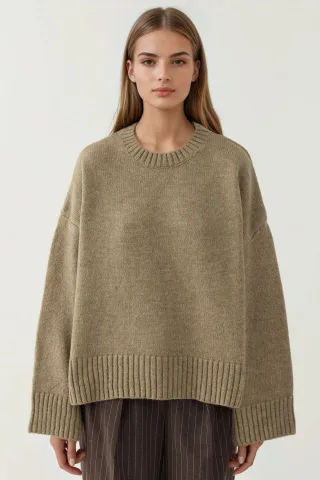 Dicker Rundhals Extra Weich Touch Pullover