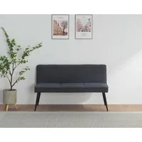 OTTO home Essbank Ianna, schwarze Metallbeine, pflegeleichtem Webstoff Bezug, Breite 140 cm