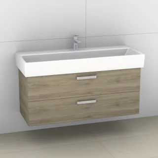 Artiqua 414 Waschtischunterschrank für Memento 5133C2, 5133C3,Sanremo Eiche quer NB, 414-WU2L-V33-71 414-WU2L-V33-7145-428