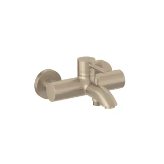 KLUDI BOZZ Wannenfüll- und Brause-Einhandmischer eigensicher Stainless Brushed Nickel PVD 38691N576