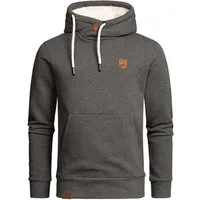 Amaci&Sons Kapuzenpullover YONKERS Kapuzenpullover mit Plüsch-Kapuze Herren Basic Sweatjacke Pullover Plüsch Hoodie Sweatshirt
