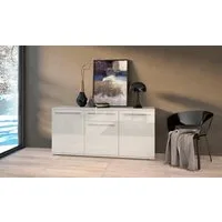 OTTO home Kommode Piano (H/B/T): 84,6/150/45,2cm), UV lackiert, Soft-Close Funktion