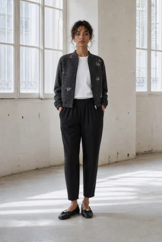 Jane Lushka - Benot pants technical jersey black - Gr. - M