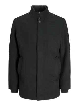 JACK&JONES - JJEHARRISON WOOL BLEND JACKET SN Black - Gr. - M